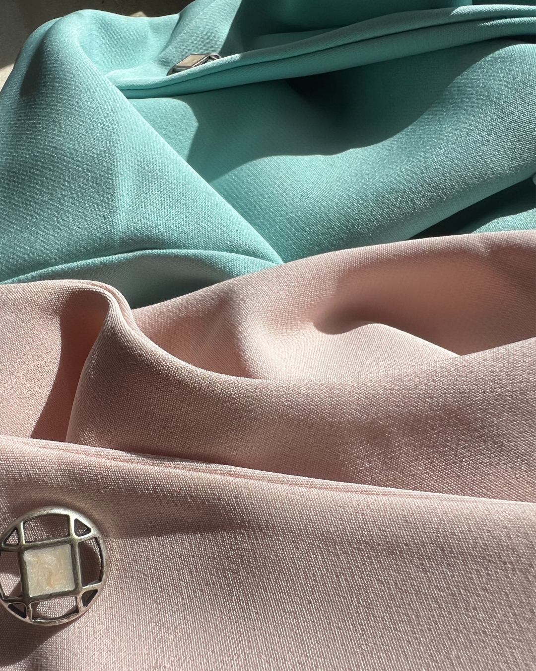Sophia Dress - Mint Green Crepe