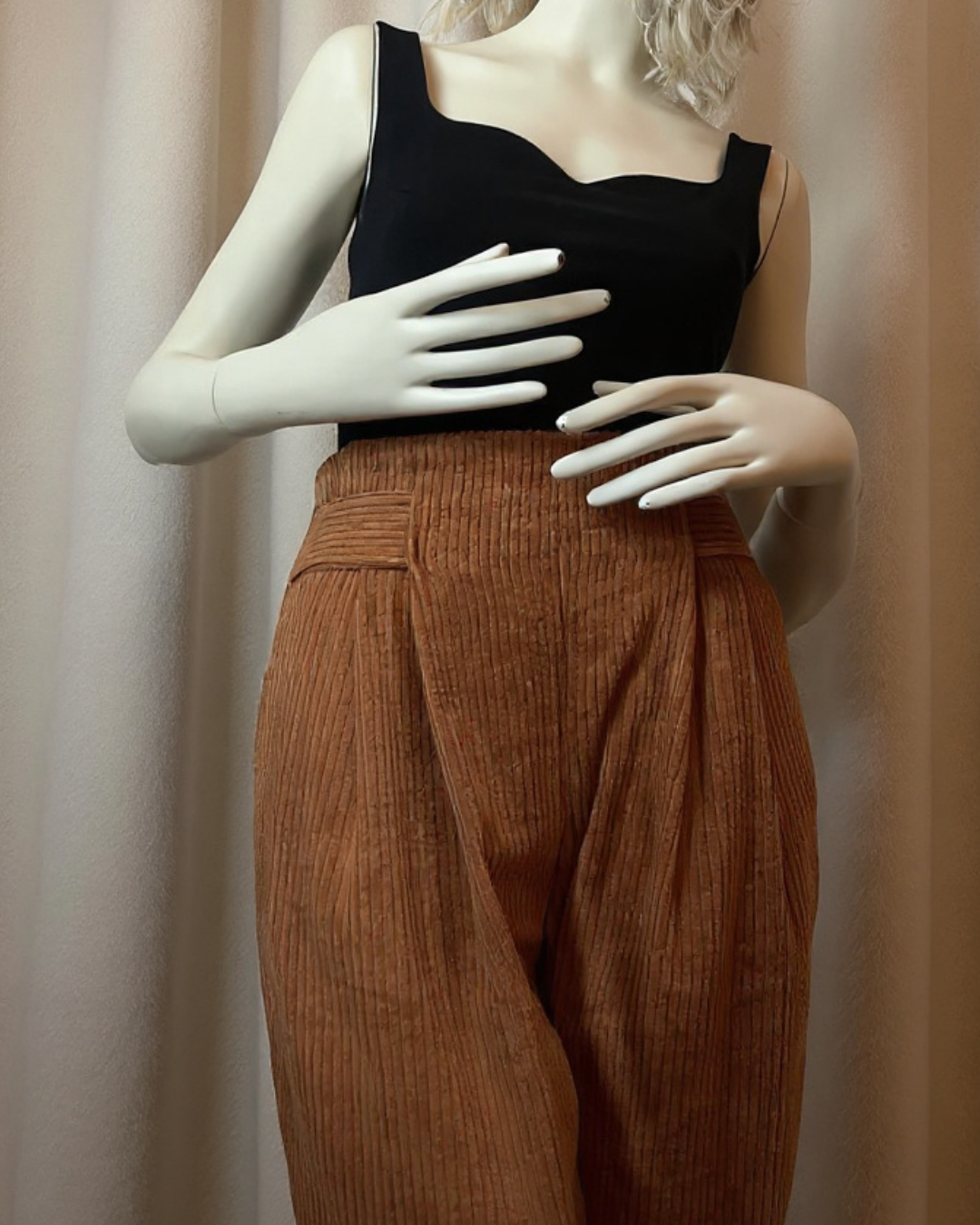Inna Trousers - Maple Cotton Corduroy