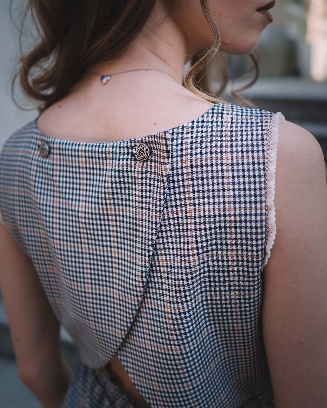 Tena Jumpsuit - Vintage Shepherd Check