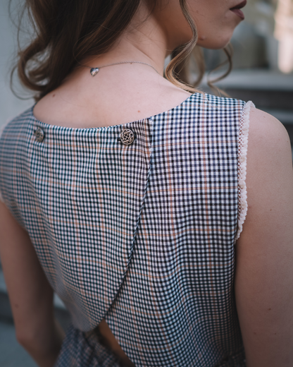 Tena Jumpsuit - Vintage Shepherd Check
