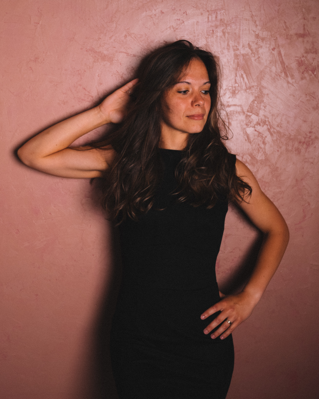 Sophia Dress - Black Vegan Leather