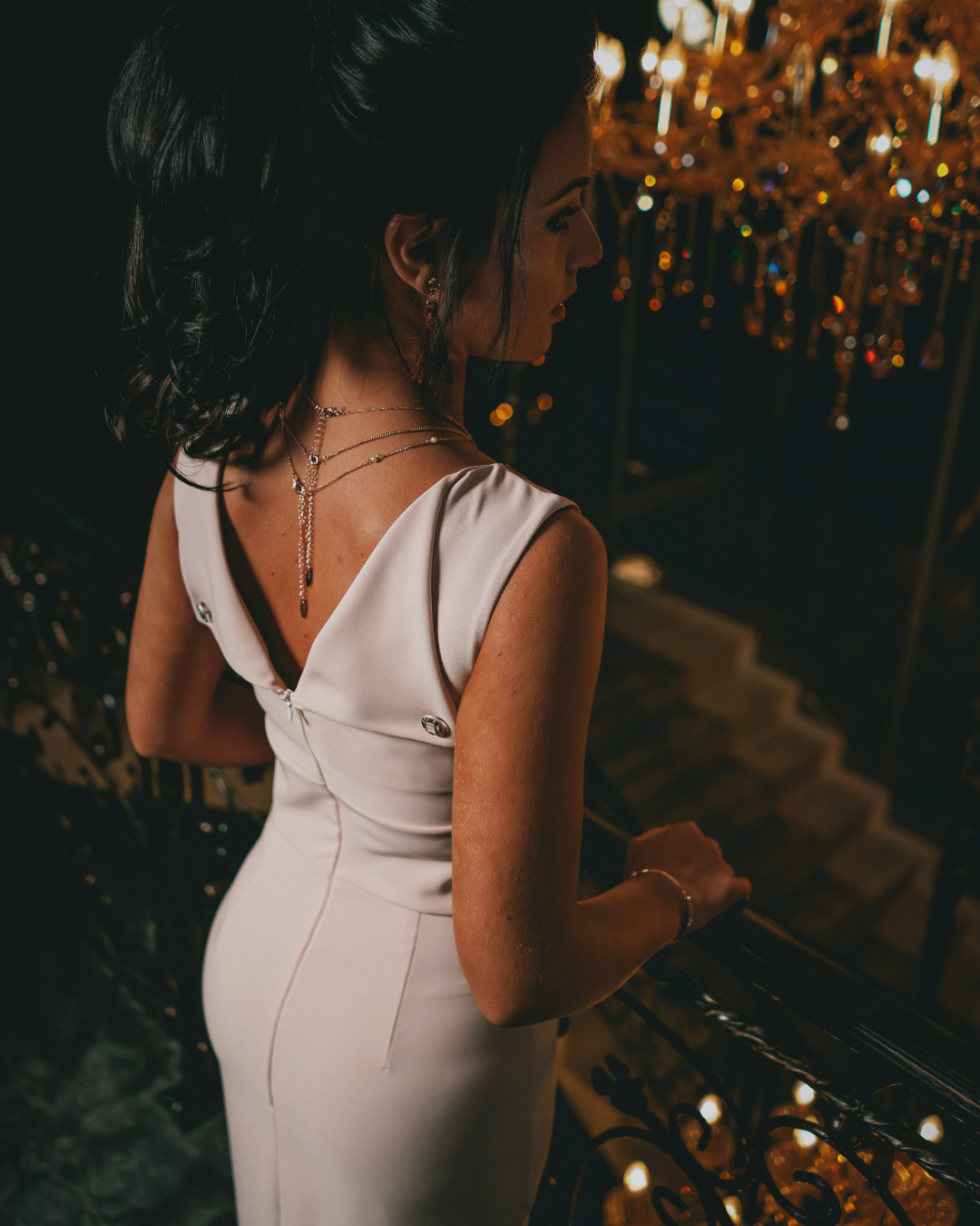 Sophia Dress - Black Vegan Leather