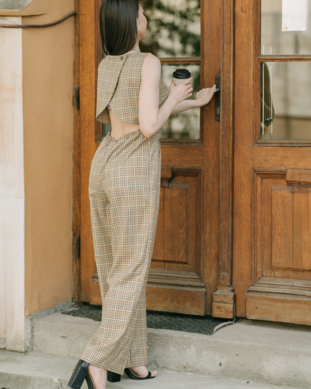 Tena Jumpsuit - Vintage Shepherd Check